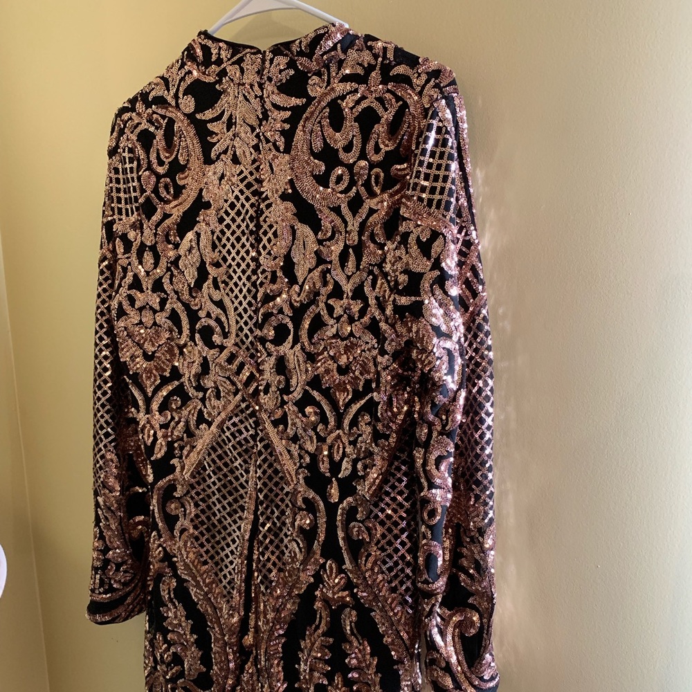 Lord&Taylor black&rosegold party/wedding/prom